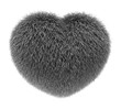 fluffy warm heart bw