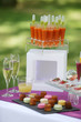 Cocktail violet orange