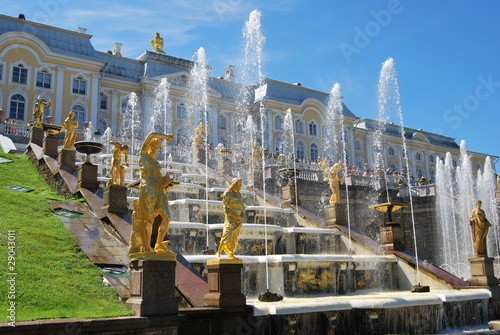 Photo: Fountains of Petergof, Saint Petersburg, Russia Fountains of Petergof, Saint Petersburg, Russia