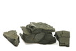 Black coal isolated on the white background Black coal isolated on the white background