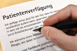 Patientenverfügung