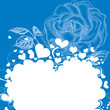Romantic floral background