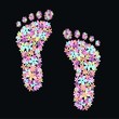 flower feet