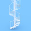 white stair