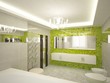 Photo en ligne au meilleur prix 3d green bathroom