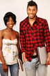 Two multi-ethnic college students Two multi-ethnic college students
