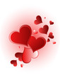 Vector greeting card with heart