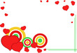 Vector greeting card with heart