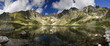 Mountain lake with reflection