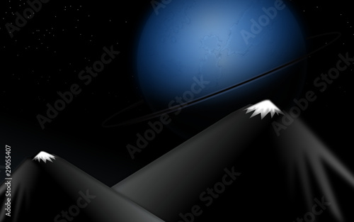 blue moon vector