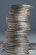Stacks of money coins