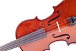 Violin in Angled Perspective on White Violin in Angled Perspective on White