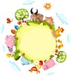 Vector: easter card easter card