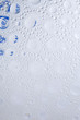 Water droplets refraction