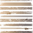 Dirty tire tracks vector illustration