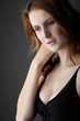 Adult redhead woman