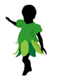 African American Boy Fairy Silhouette Illustration African American Boy Fairy Silhouette Illustration