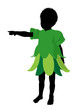 African American Boy Fairy Silhouette Illustration African American Boy Fairy Silhouette Illustration