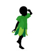 African American Boy Fairy Silhouette Illustration African American Boy Fairy Silhouette Illustration
