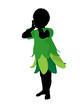 African American Boy Fairy Silhouette Illustration African American Boy Fairy Silhouette Illustration