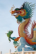 Chinese style dragon statue, taken in Thailand Chinese style dragon statue, taken in Thailand
