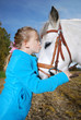 Mädchen mit Pony