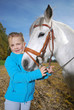 Mädchen mit Pony