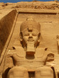Awesome Temple of Pharaoh Ramses II in Abu Simbel, Egypt.