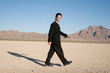 Businessman walking
