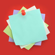 Colorful note papers