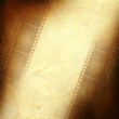 Grunge frame made from photo film strip