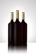illustrated wine bottle. illustrated wine bottle.