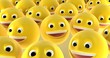 Photo: A crowd of smiling faces A crowd of smiling faces