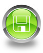 floppy disk thin icon on green button floppy disk thin icon on green button