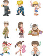 cartoon student icon