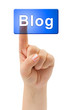 Hand and button Blog Hand and button Blog