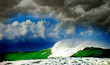 Storm in ocean