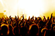 Photo en ligne au meilleur prix silhouettes of concert crowd