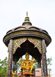 Golden brahma statue