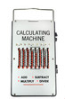 1960 vintage calculating machine