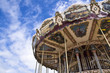 Old carousel. Fragment
