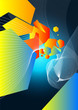 Colorful abstract background made of different shapes Colorful abstract background made of different shapes