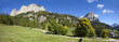 Gardina Pass Panorama Herbst