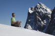 Meditation in den Dolomiten