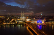 Kölner Dom Panorama Altstadt