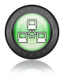 Green Industrial Style Icon "Network"