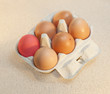 paques,egg,oeuf,sable,rouge