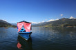 Boats in Pokhara Fewa Lake,