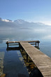 Ponton sur le Lac d'Annecy