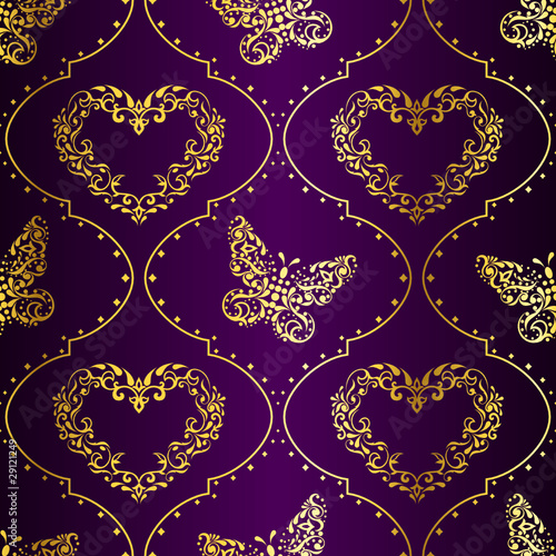 wallpaper purple and gold. in purple and gold